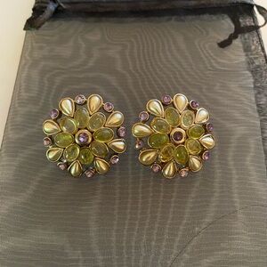 Monet clip on earrings